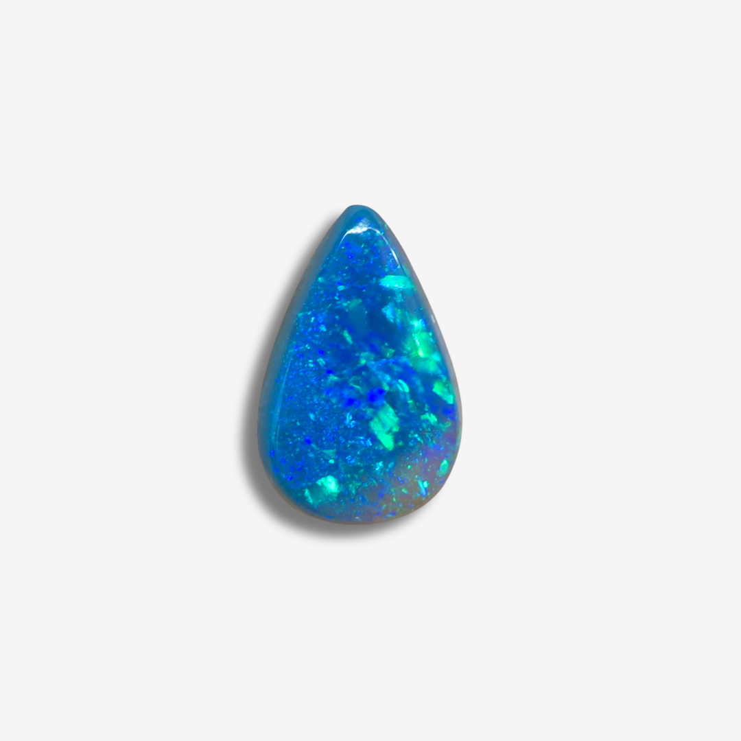 1.47 ct Drop-Shaped Black Opal