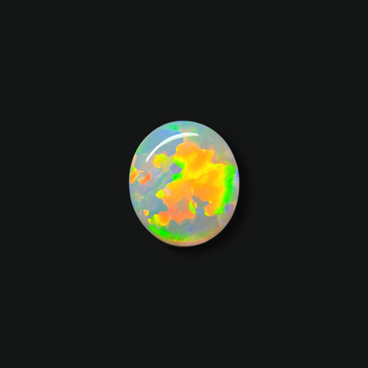 1.50 ct Orange & Green Crystal Opal