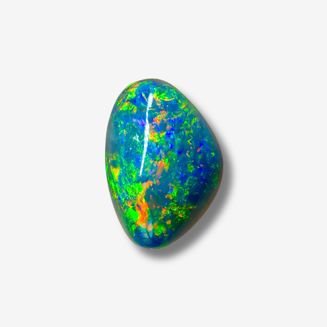 1.95 ct Fine Black Opal 9.6x6.7x5.3 mm