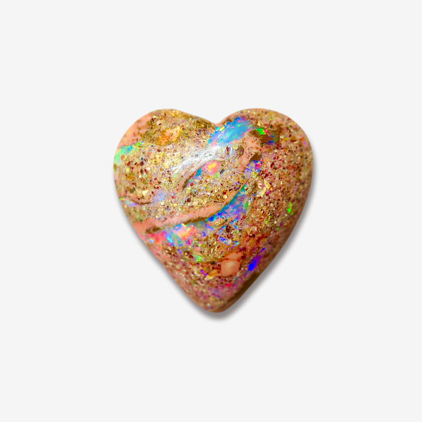 11.42 ct Boulder Opal Heart