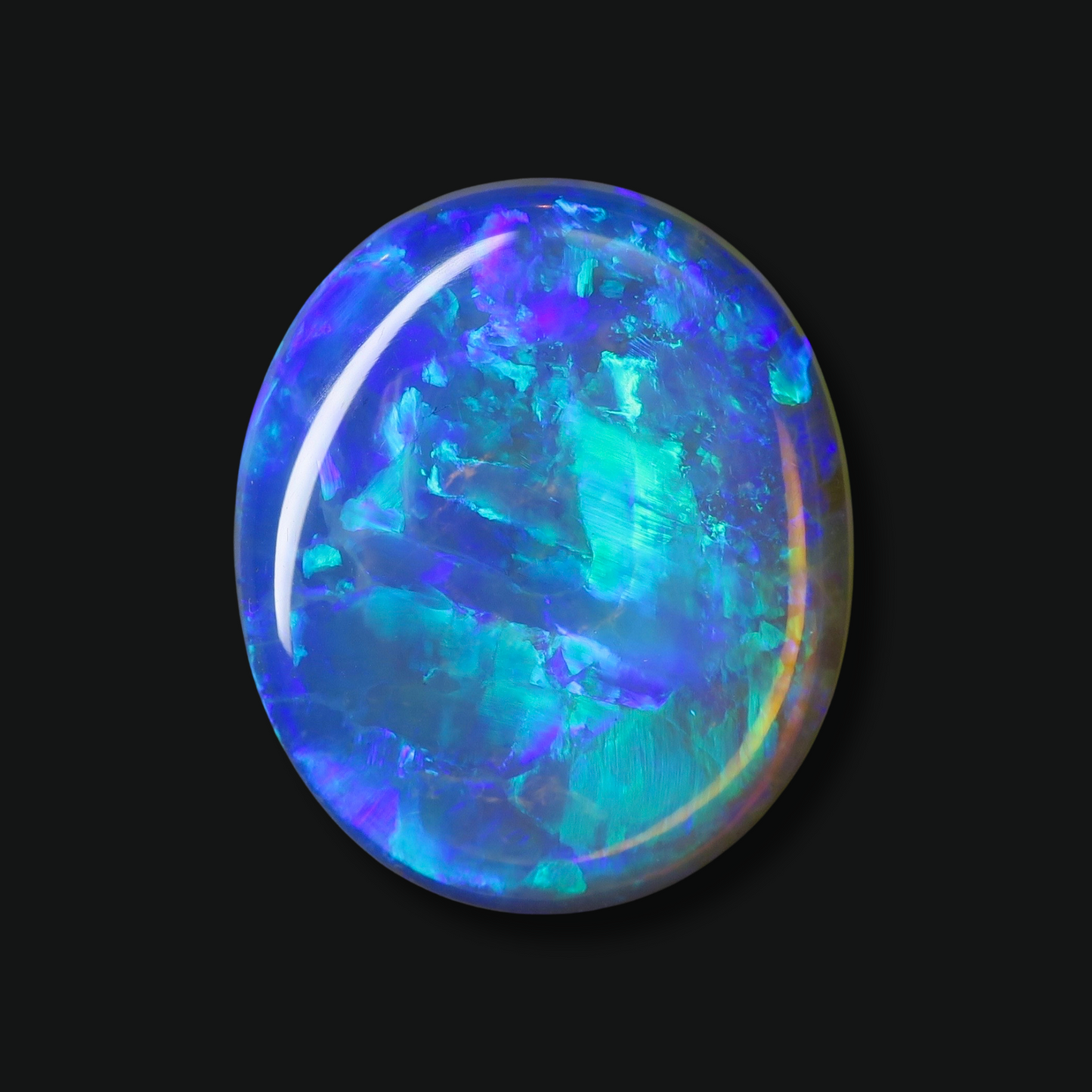 14.75 ct Blue & Green Gem Crystal Opal