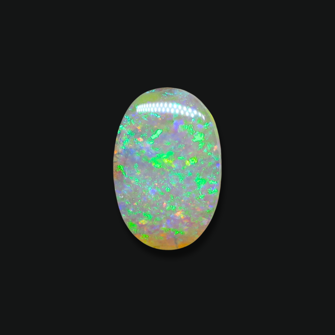 2.32 ct Oval Pipe Crystal Opal 10.7x7.2x4.5 mm