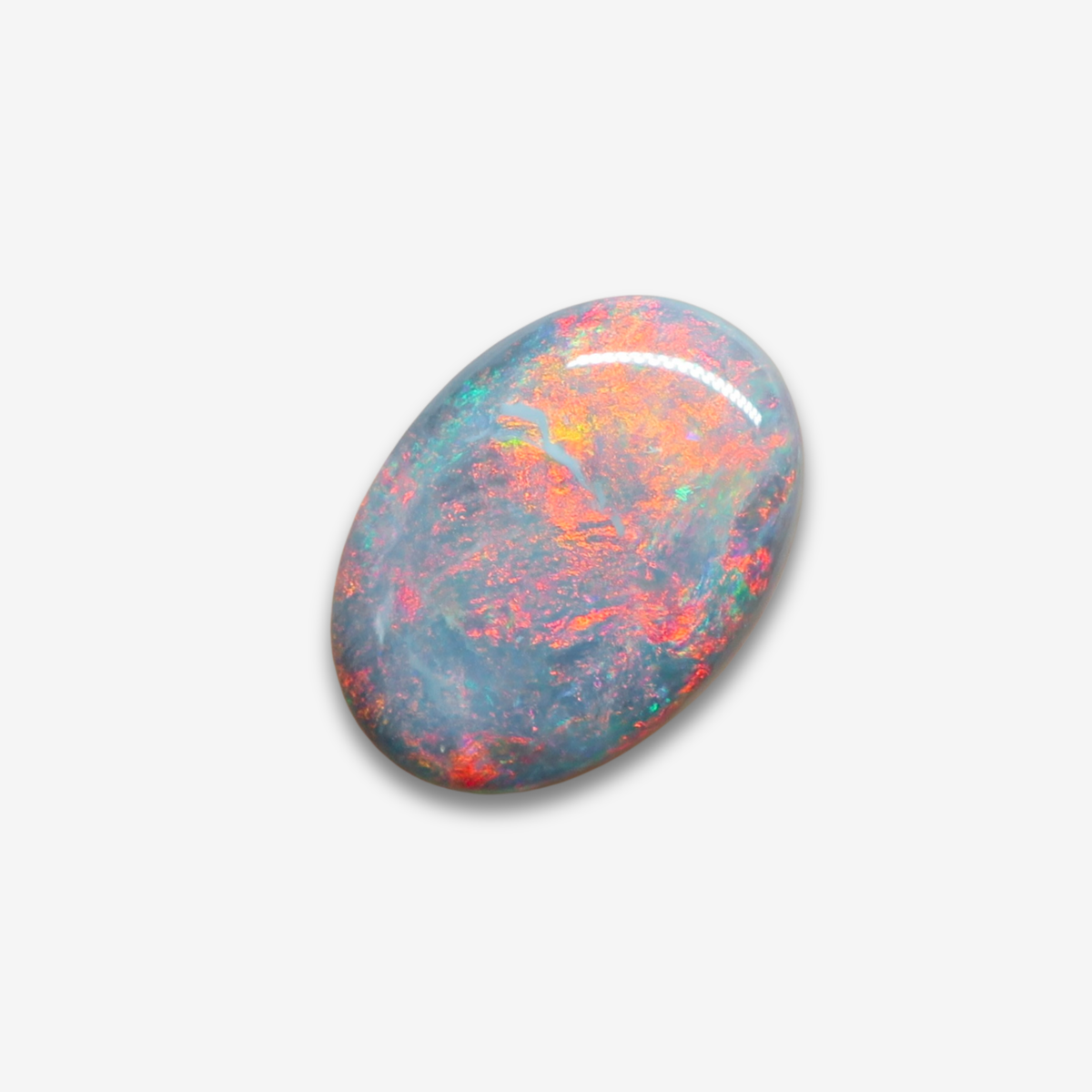 3.18 ct Sunset-Hued Black Opal 12.6x9x4.3 mm