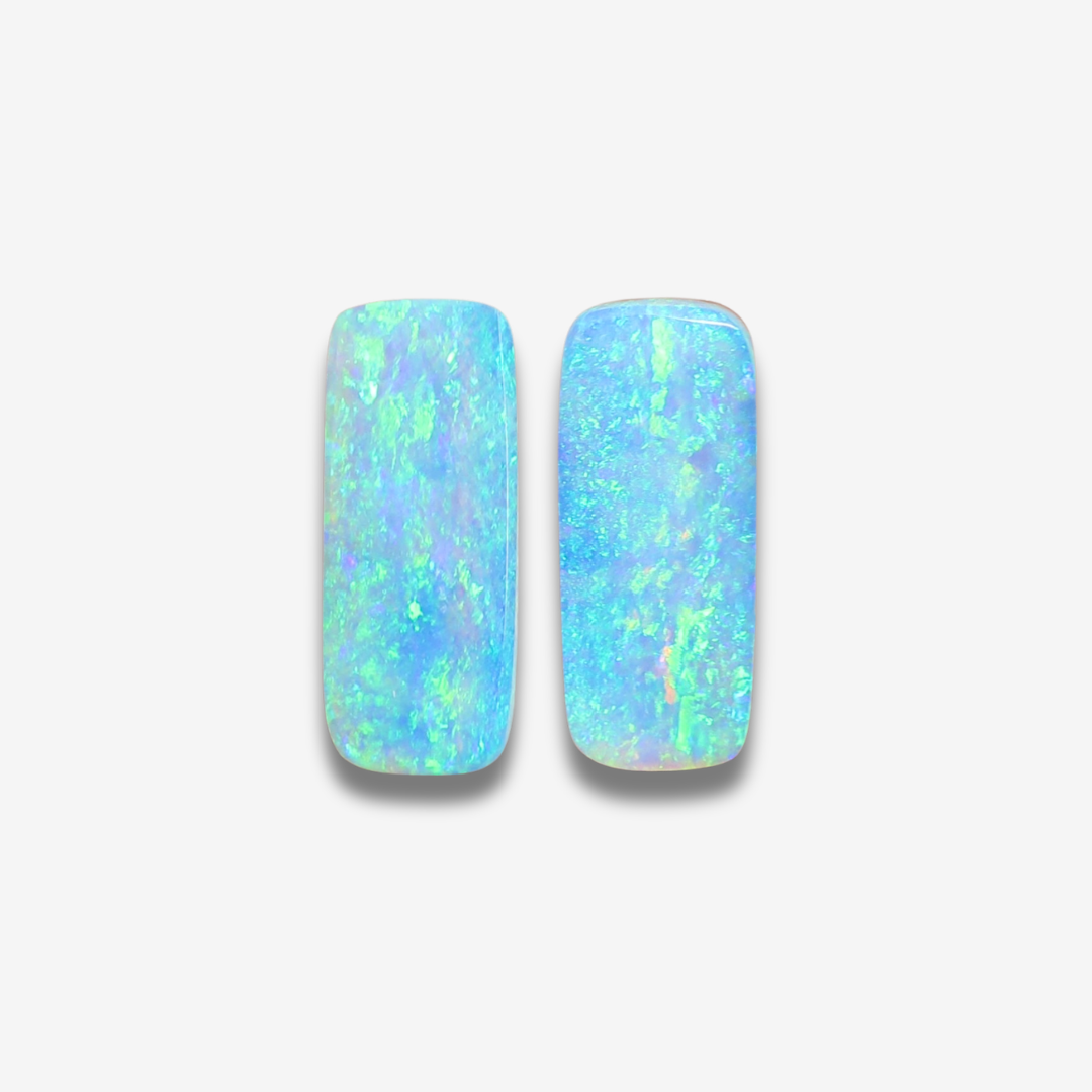 3.38 cttw Boulder Opal Pair 12.3x5.1x2.5 mm