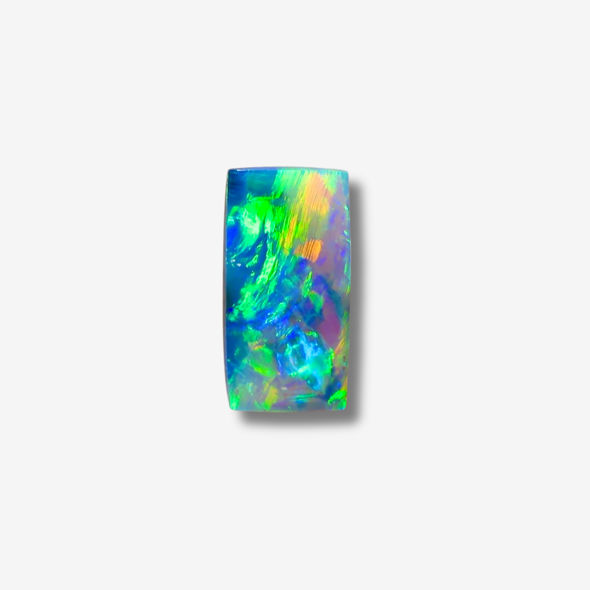 0.72 ct Black Crystal Opal 9x4.6x2.1 mm