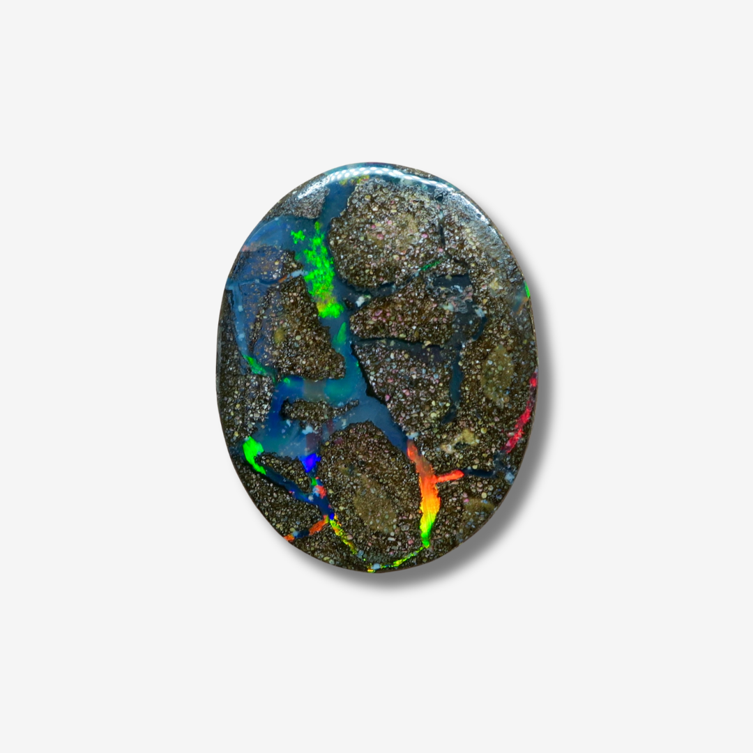 10.80 ct Matrix Boulder Opal 19.4x15.6x4.6 mm