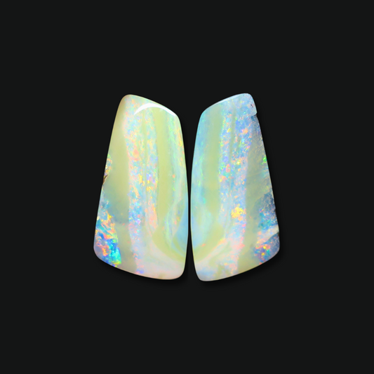 14.95 cttw Boulder Opal Pair