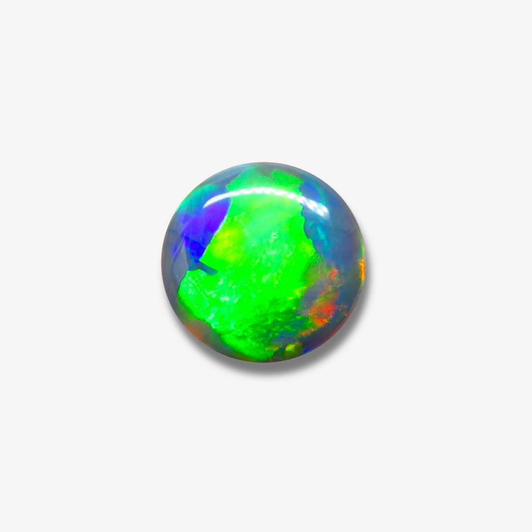 2.30 ct Round Black Opal