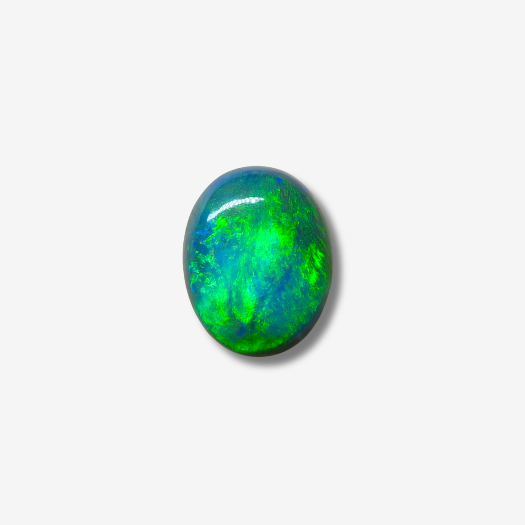 2.55 ct Green Flash Black Opal