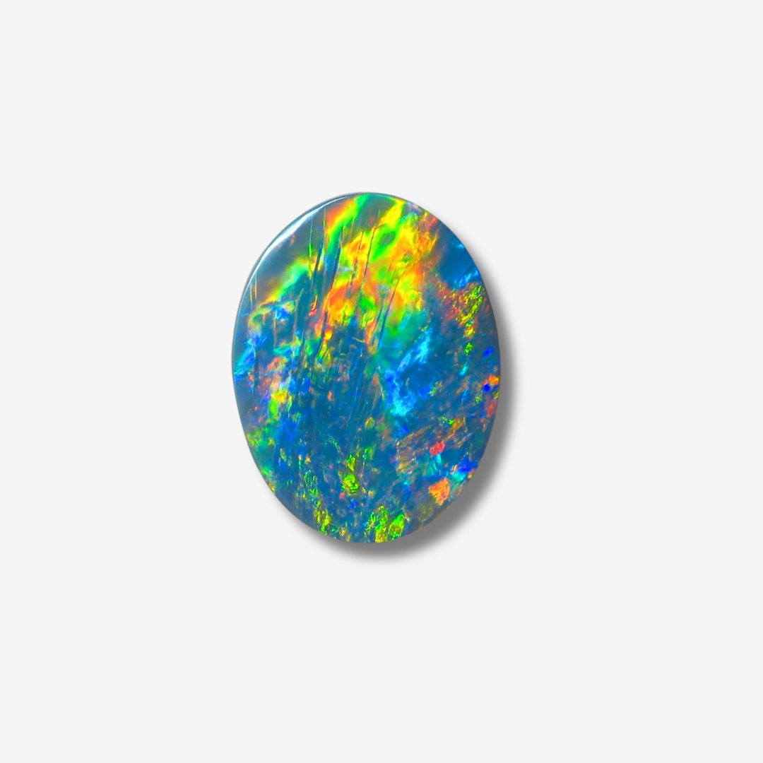 2.56 ct Full-Spectrum Black Opal