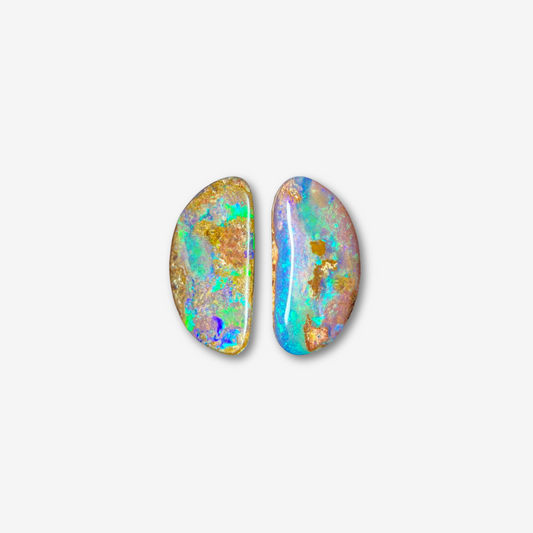 2.61 cttw Pipe Opal Pair