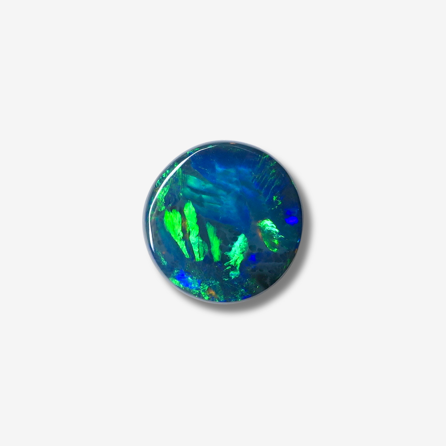 2.91 ct Round Black Opal