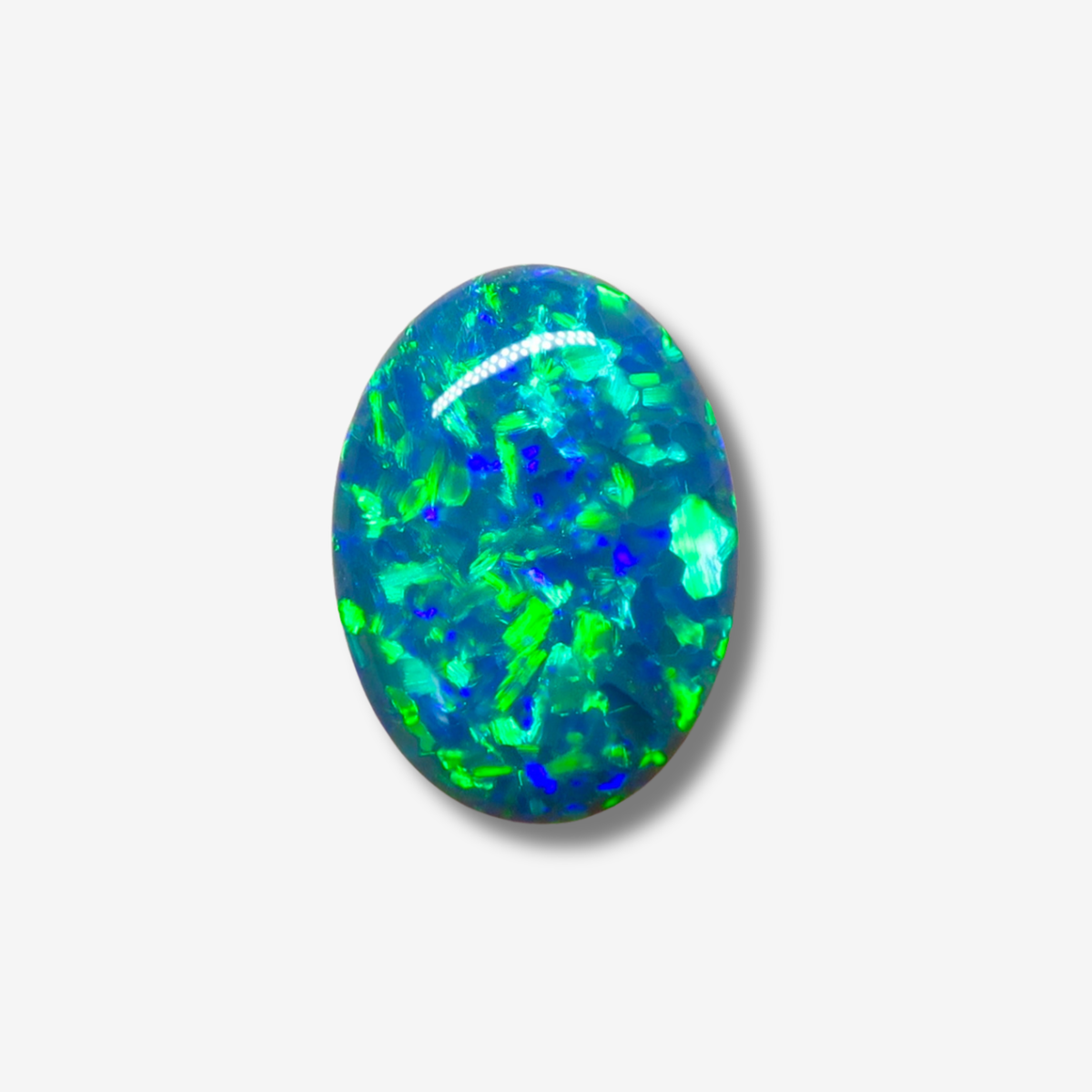 2.91 ct Chaff Pattern Fine Black Opal 11x8x5.1 mm