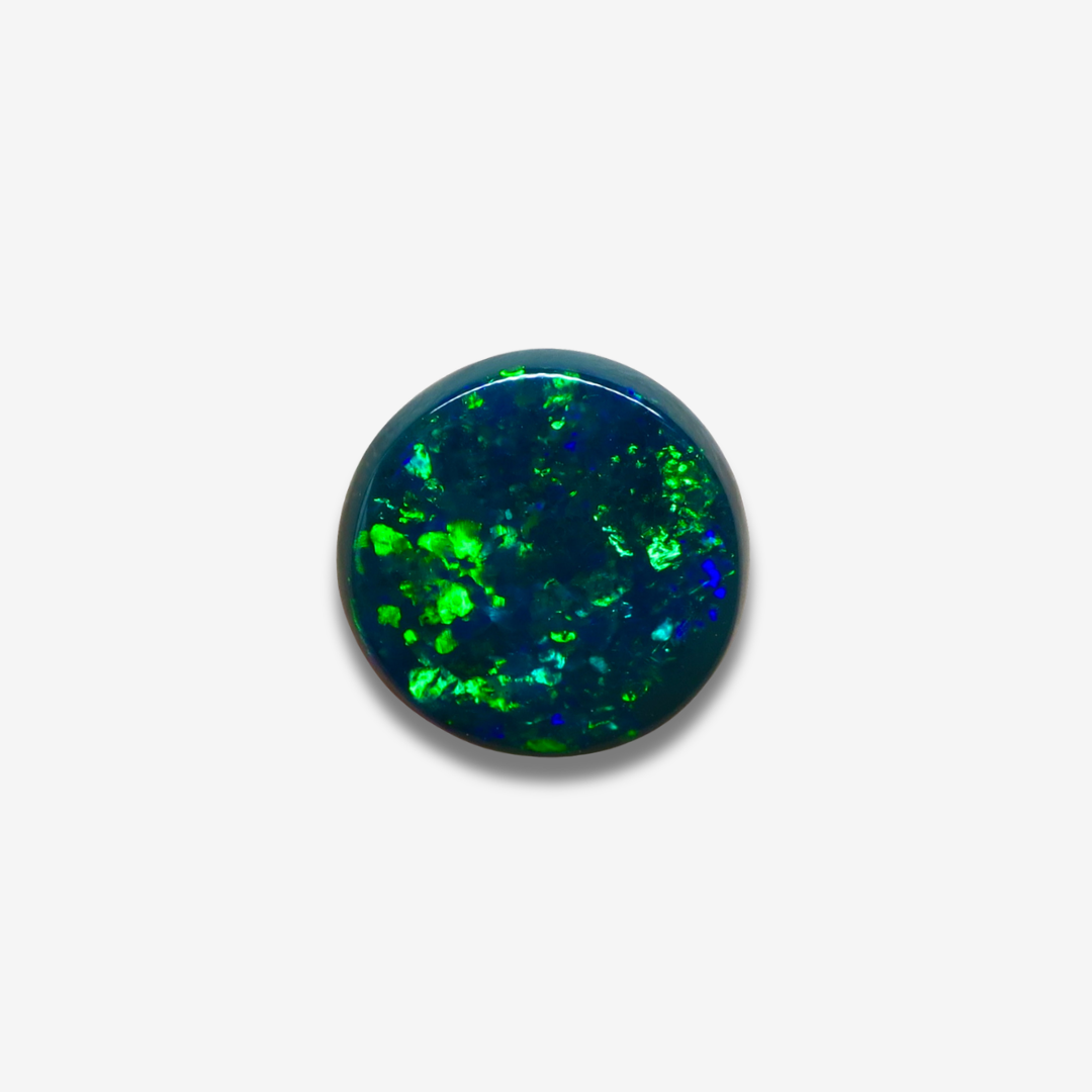 2.99 ct Round Black Opal