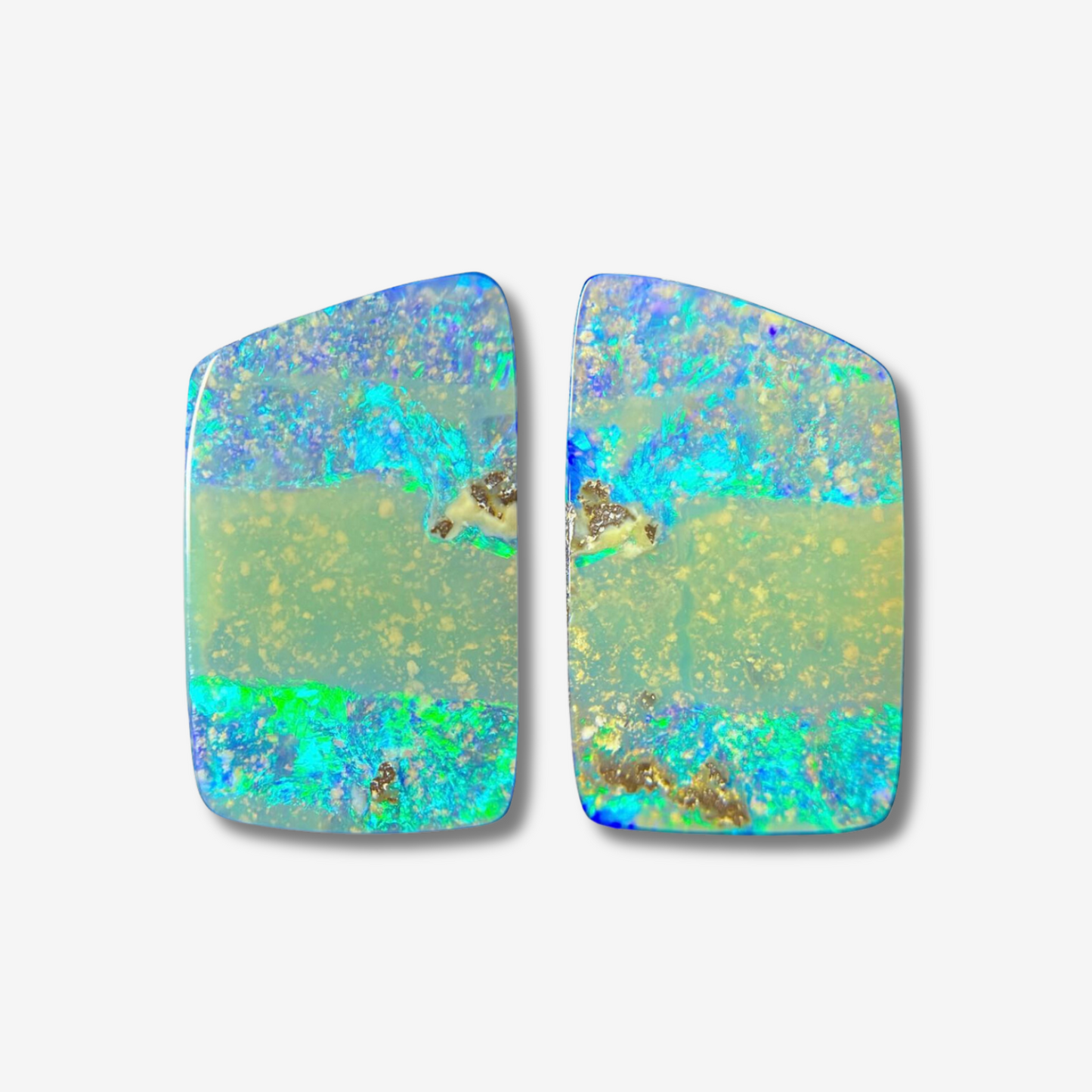 21.97 cttw Boulder Opal Pair