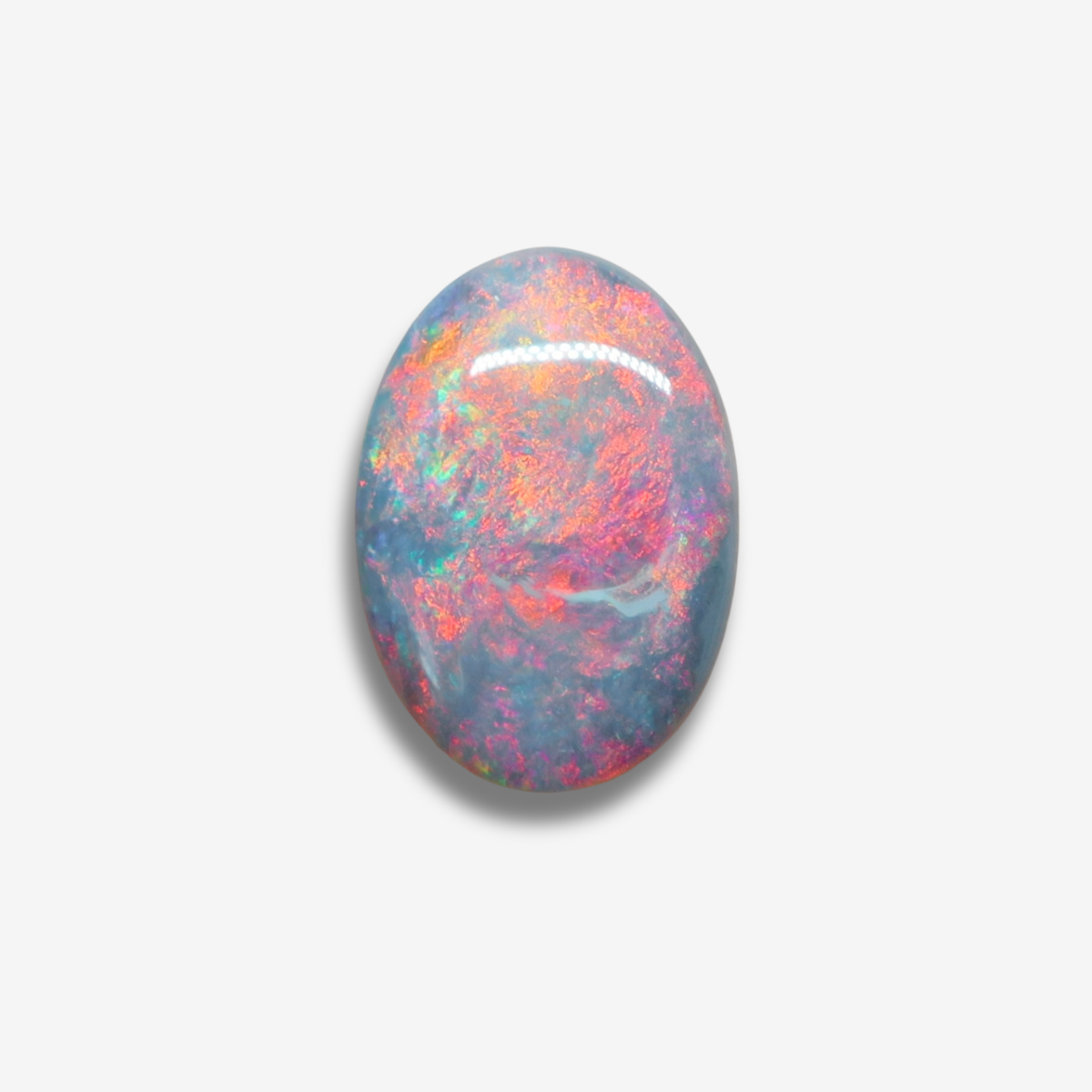 3.18 ct Sunset-Hued Black Opal 12.6x9x4.3 mm