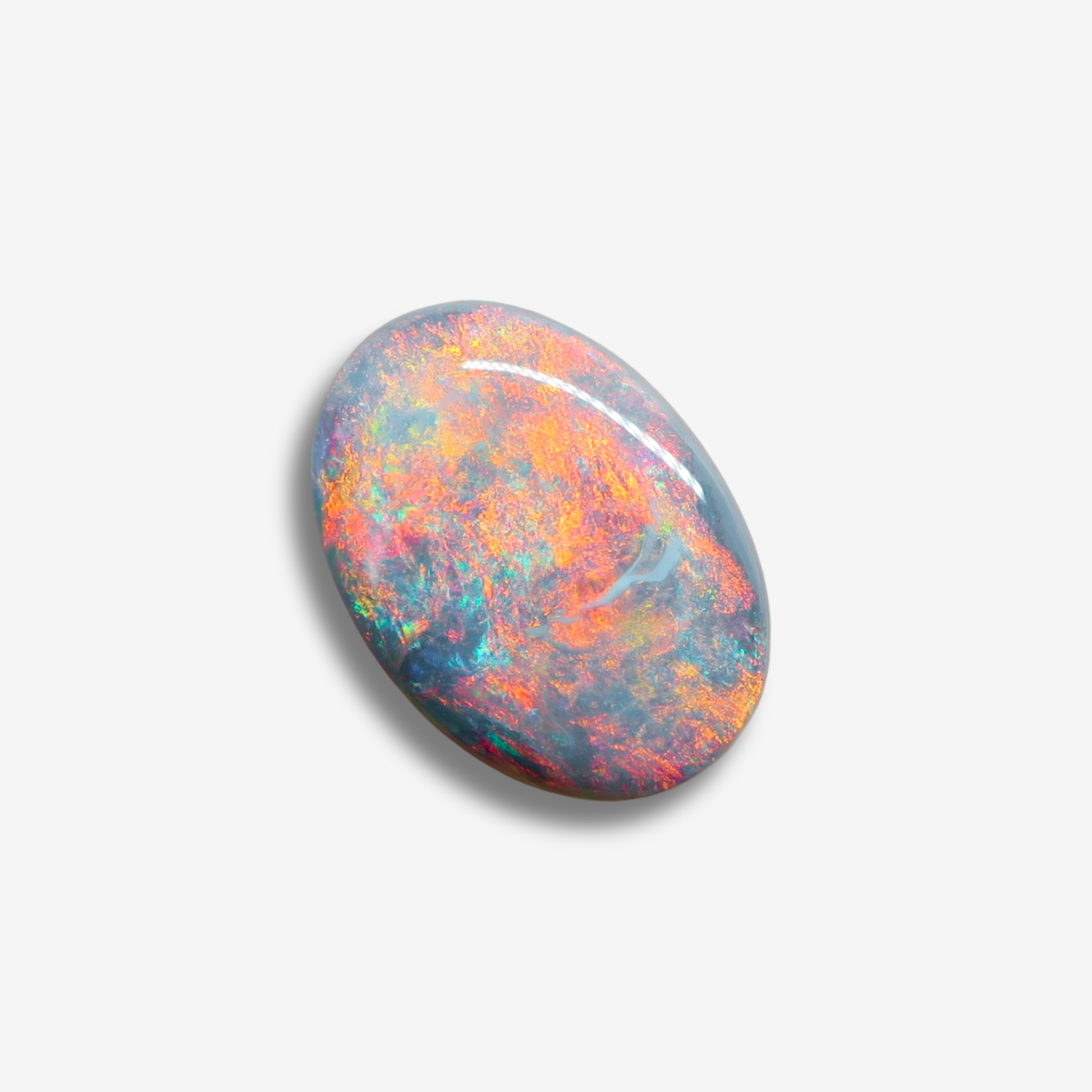 3.18 ct Sunset-Hued Black Opal 12.6x9x4.3 mm