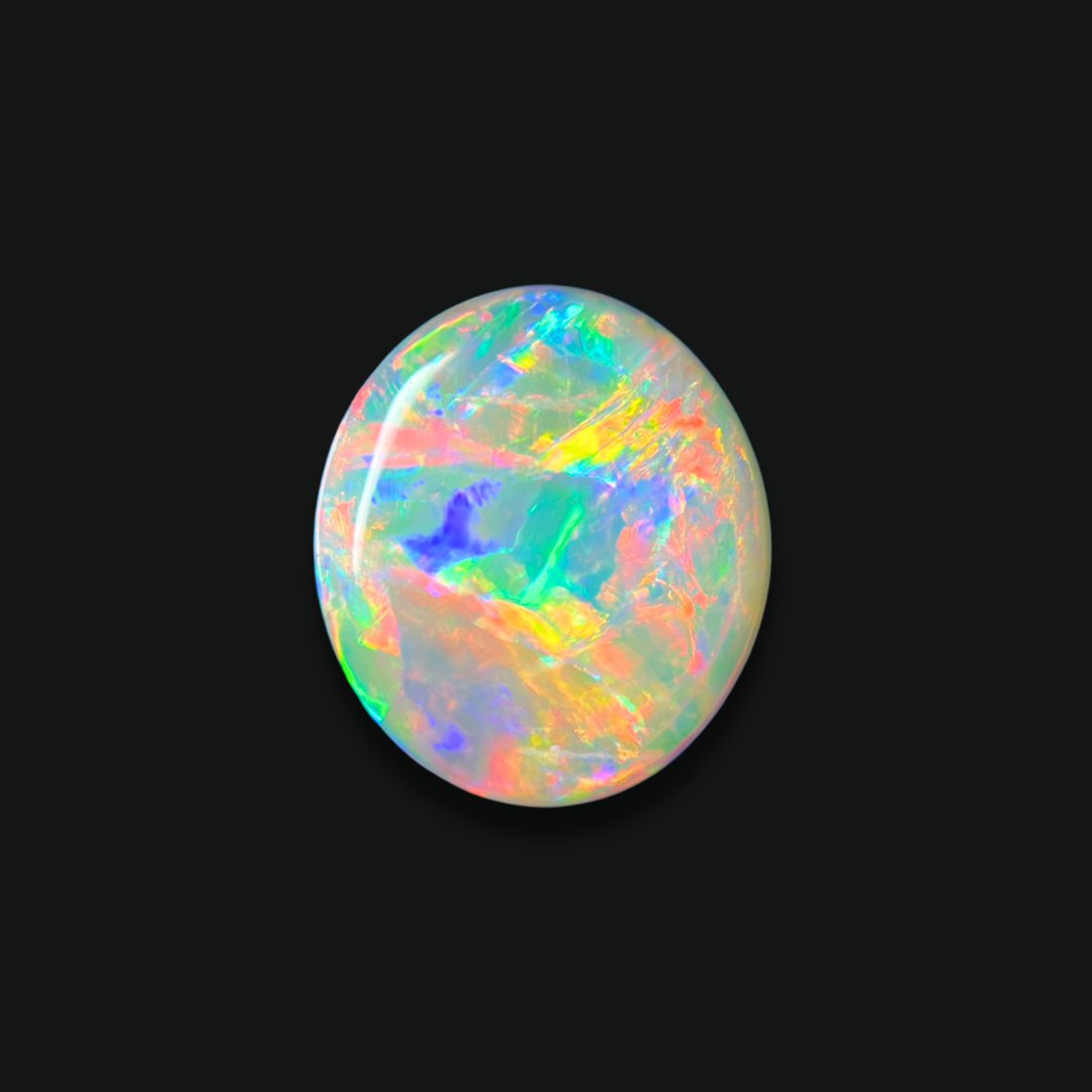 3.28 ct Multicolored Gem Crystal Opal