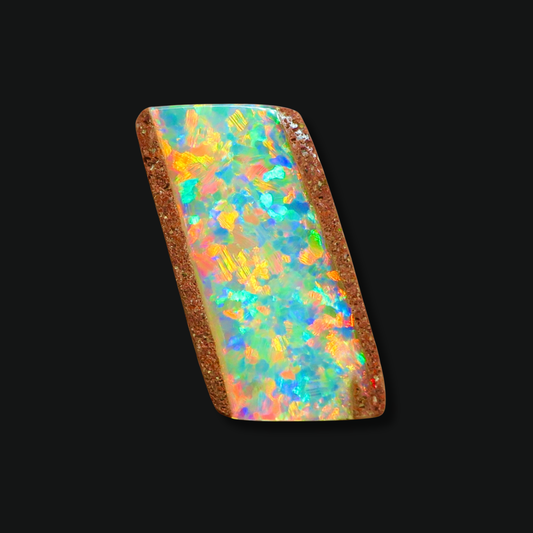6.40 ct Fine Vivid Pipe Crystal Opal 17x9.6x4.3 mm
