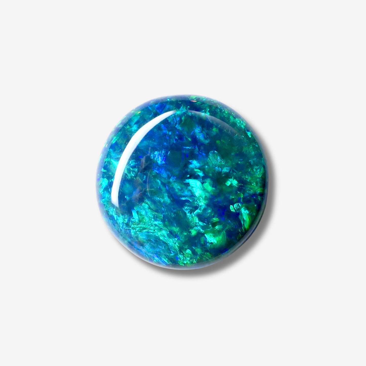 6.62 ct Round Black Opal