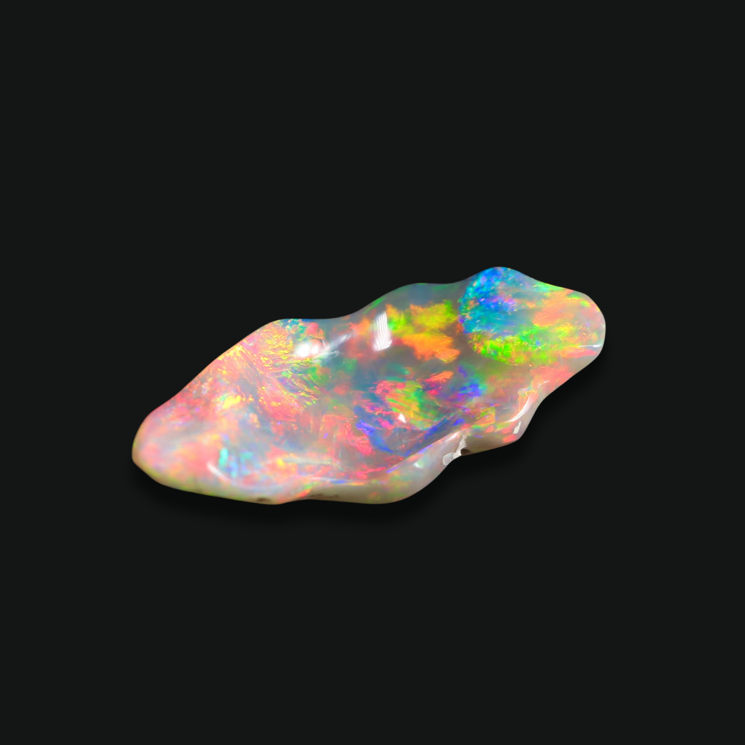 6.70 ct Lightning Ridge Opal Free-Form Carving